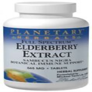 Planetary Herbals Elderberry Extract Full Spectrum 525 mg 42 tabs
