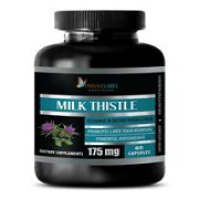 anti-aging - liver detoxifier  - MILK THISTLE 175mg - milk thistle caps 1 Bottle