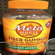 Metamucil Fiber Supplement Sugar-Free Orange Gummies 72 ct (Free US Shipping)