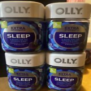 LOT OF 4 Olly Extra Strength Sleep Gummy Supplement 50CT EA Exp 8/2024