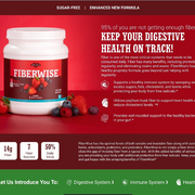 FiberWise Drink: Berry Sugar-Free - Boost Digestive, Heart & Immune Health!