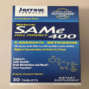 SAM-e, Promotes Joint Strength, Mood and Brain Function, 400 mg, 30 Enteric- Coa