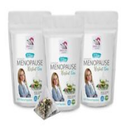 Natural hot flash support - MENOPAUSE TEA - Herbal tea for women - 3 Packs