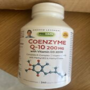Andrew Lessman CoEnzyme Q-10 200MG W/ Vitamin D3 2000 -240 Capsules 02/28/2024