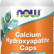 NOW Supplements, Calcium Hydroxyapatite Caps, Supports Bone Health*, 120...