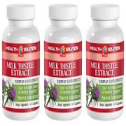 Weight loss -MILK THISTLE EXTRACT- milk thistle - 3 Bottles (180 Capsules)