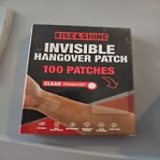 New Sealed Rise & Shine Invisible Hangover Patch 100 Patches Free Ship Exp 03/25