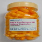 Black Cardamom DH Herbal Supplement Capsules 120 Caps Jar
