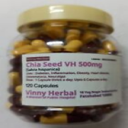 Chia Seed DH Herbal Supplement Capsules 120 Caps Jar