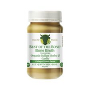New Best of the Bone Bone Broth Concentrate Organic Italian Herbs & Garlic 390g