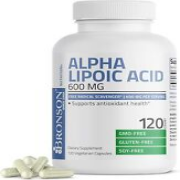Alpha Lipoic Acid 600 MG Free Radical Scavenger 120 Count (Pack of 1)