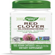 Nature's Way Red Clover Blossom/Herb 400mg 100 Veggie Capsules Womens Health