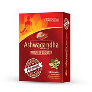 Dabur Ashwagandha Capsules Immunity Booster - 20 Capsules | 100% Ayurvedic | Rel