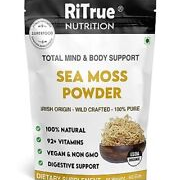 RiTrue Nutrition SEA MOSS Powder - 60 Gm - Irish Sourced - Seamoss Extract Dieta