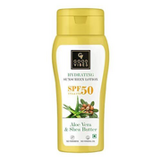Good Vibes Aloe Vera & Shea Butter Hydrating Sunscreen Lotion SPF 50 (110 ml) |