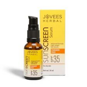 Jovees Herbal Sunscreen Face Serum SPF 35 with Aloe Vera, Carrot and Sunflower E