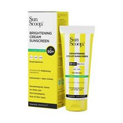 SunScoop Brightening Daily Sunscreen SPF 50 | Zinc Oxide UV Filter for Effective