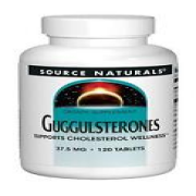 Source Naturals Guggulsterones 37.5mg 120 Tablets Cholesterol Plant Sterols