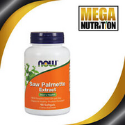 NOW Foods Saw Palmetto Extract With Pumpkin Seed Oil and Zinc 160mg 90 Softgels