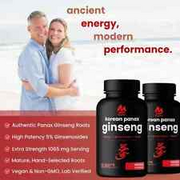 Red Ginseng Dietary Supplement 1000mg-120 Pure Vegetable Capsules