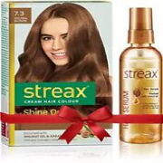 Streax Walnut Hair Serum 100ml & Regular Golden Blonde 7.3 Hair Colour