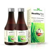 AAYURVEDYA Healthy Liver (Set of 2) Detox for Fatty Liver Syrup, Indigestion and