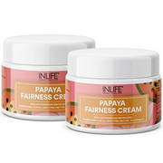 INLIFE Natural Papaya Face Cream with Aloe Vera, Anti Blemish Cream, Paraben Fre
