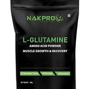 Nakpro Micronized L-Glutamine | Post Workout Supplement - 300g
