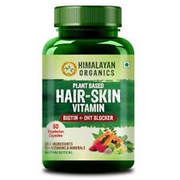Himalayan Organics Pure Biotin, DHT Blocker , Plant-Based Vitamin B1, B2 , B3, B