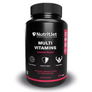 NutritJet Multivitamin For Men & Women - 120 Veg Tablets With Probiotics, 43 Ess
