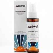 wellwell Sunscreen SPF 50 PA++++ Invisible Spray: Face & Body, Zero White Cast,