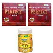 Dahuf Combo of 2 Box Dev Pharmacy Perfect Capsule, 60 Cap Each with Ayurvedic Dr