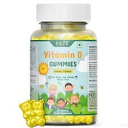 INLIFE Vitamin D Gummies for Men Women, Daily Supplement for Bone & Muscle Healt