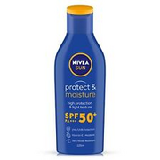 NIVEA SUN Protect and Moisture 125ml SPF 50 Sunscreen| PA+++ UVA - UVB Protectio