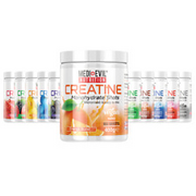 Medi-Evil Creatine Monohydrate Shots, Muscle Growth, Mixed flavours 400g