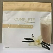 100 gm Pouch Juice Plus Complete Vanilla Shake. Vacuumed Sealed Foil Pouch.