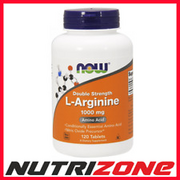 NOW Foods L-Arginine 1000mg Nitric Oxide Igniter Amino Acid - 120 tablets