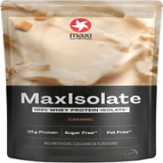 Maxinutrition - Maxisolate, Caramel - Premium Whey Protein Isolate – Fat-Free, S