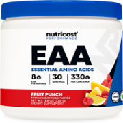Nutricost EAA Powder 30 Servings (Fruit Punch) - Essential Amino Acids - Non-Gmo