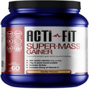 Acti-Fit Super-Mass Gainer | 18G of Rice Protein per Serving | 1800G | up to 60