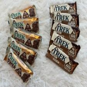 10 TREK PROTEIN BARS - Chocolate, Orange/Chocolate, RRP £22