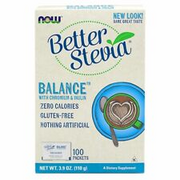 BetterStevia Balance Chromium & Inulin 100 Pkts By Now Foods