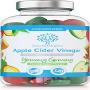 Apple Cider Vinegar Gummies with the Mother & Ginger - 120 Natural Apple Flavour