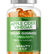 Apple Cider Vinegar with the Mother 1000Mg 120 Gummies with Vitamin B12 & Folic