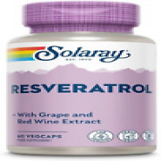 Solaray Resveratrol with Greape and Red Wine Extract 60 Vegcaps