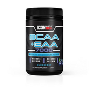 Icon Muscle BCAA + EAA | Essential Amino Acid | Branch Chain Amino Acids | Supplement Powder | Muscle Recovery | Hydration | Post Workout | Muscle Strength | Men & Women | 30 Servings