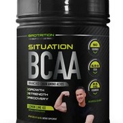 brotrition Situation BCAA Powder Branched-Chain Amino Acids Supplement Gives Growth, Strength & Recovery with Lemon Lime Ice Flavor