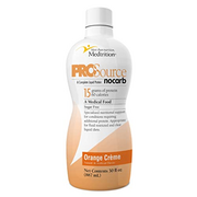Medtrition Liquid Collagen Peptides Type I, III 15 Grams Protein per Oz. |Prosource NoCarb Orange Crème Bottle