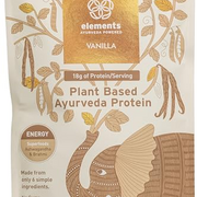 Elements Plant Based Vegan Vanilla Protein Powder - Meal Replacement Shake Made from Pure Organic Yellow Peas & Vanilla Bean Powder - Keto, Dairy Free, Soy Free, Paleo, and Non-GMO - 1lb - 14 Servings