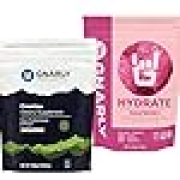 Gnarly Nutrition Creatine Powder, Unflavored (16.05oz) and Hydrate Raspberry (14.10 oz)
